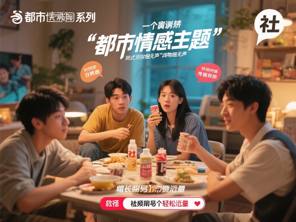 一个典型案例是其“都市情感主题”系列短片