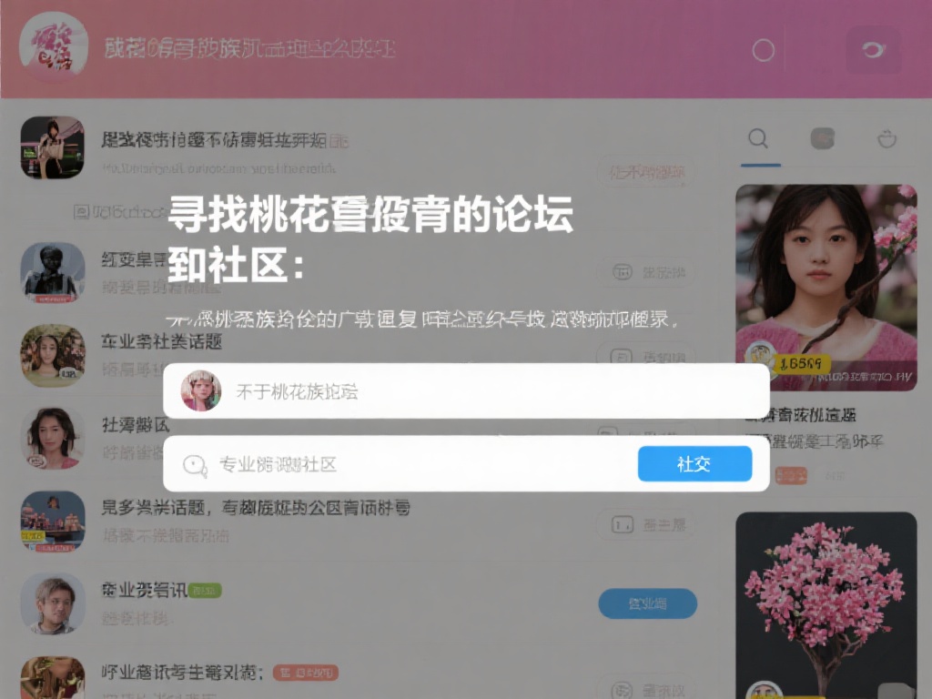 寻找替代的论坛或社区：如果桃花族论坛确实